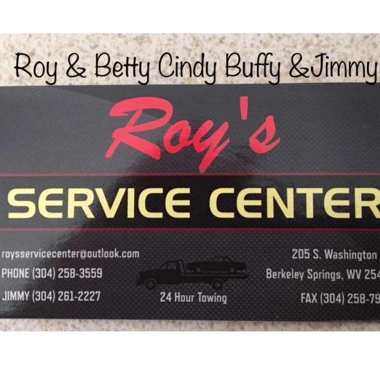Roy's Service Center, Town of Bath, Berkeley Springs, WV